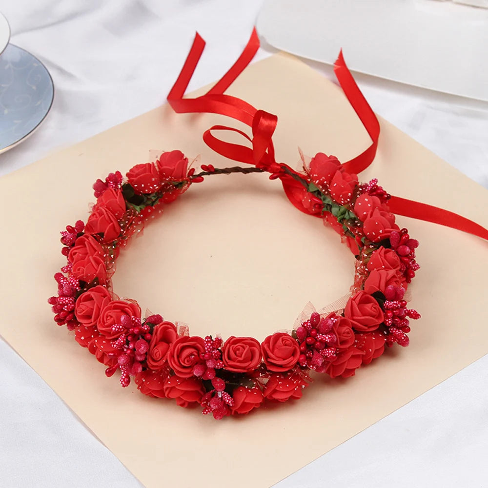 Petal Veil – Elegant Floral Wedding Headband for Brides & Special Occasions