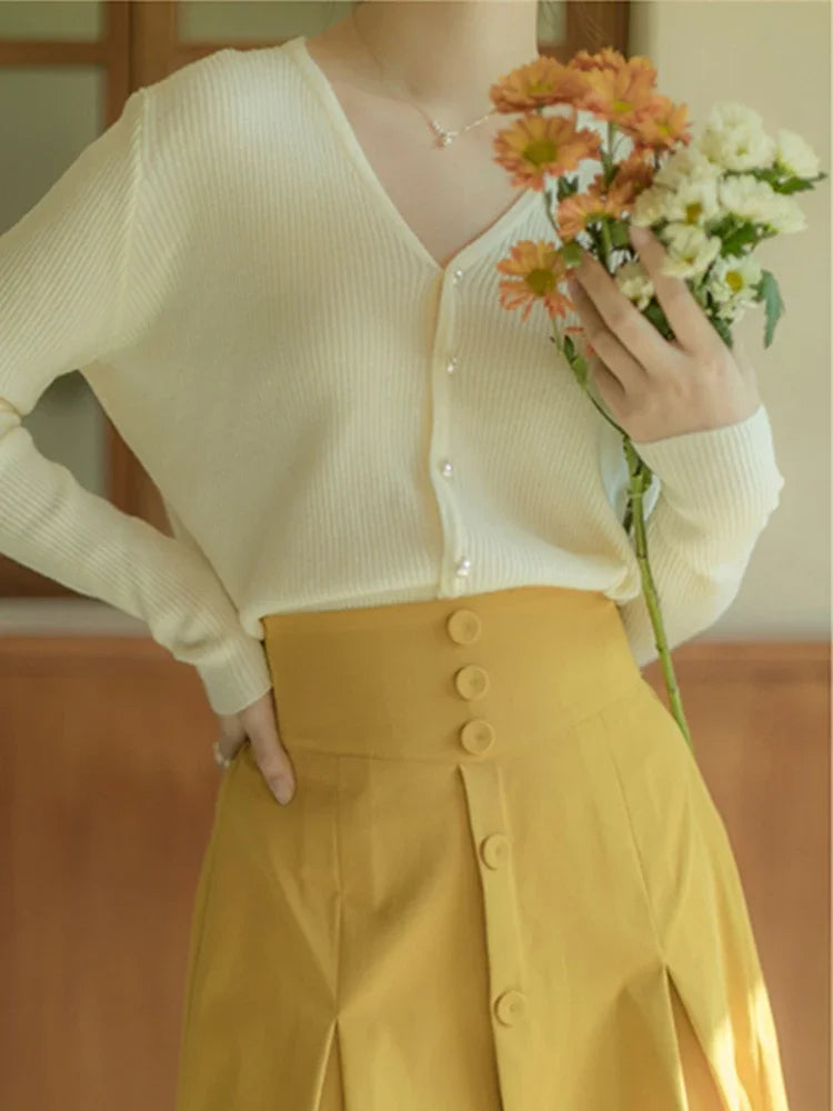 Muse Slim Knitted Cardigan