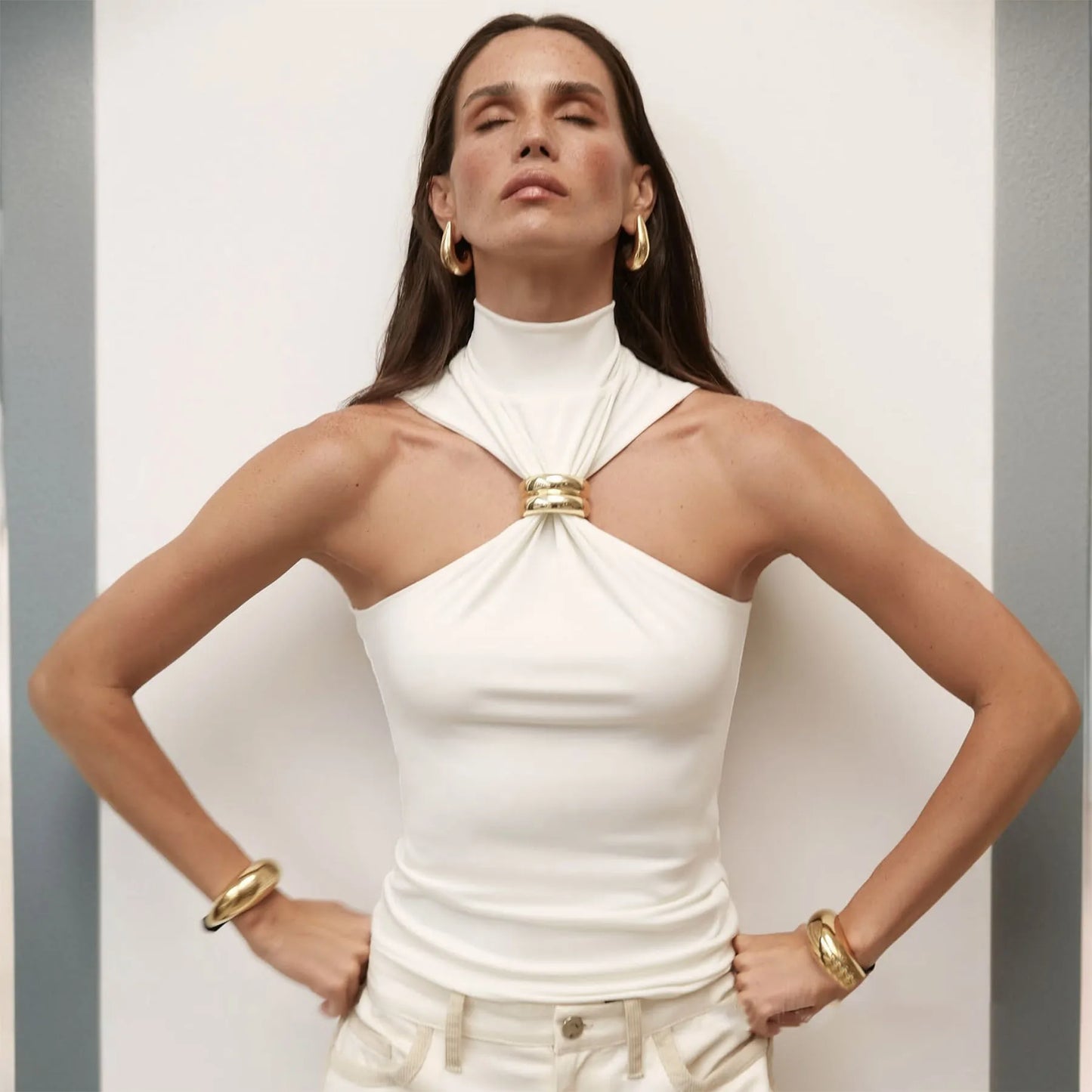 Silver Orbit: The Midnight Knit Camisole