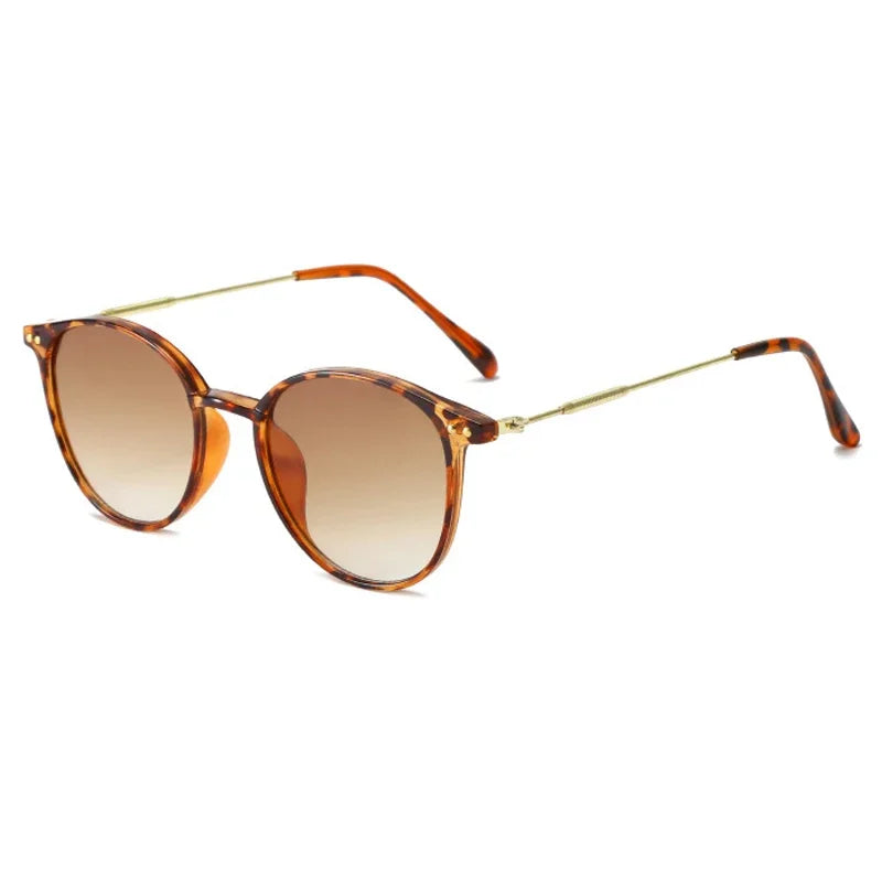 Retro Round Vintage Sunglasses for Women – UV400 Luxury Designer Shades | Livia & Co
