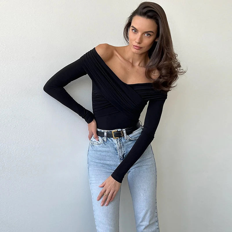 Scarlet Whispers: The Backless Symphony Bodysuit