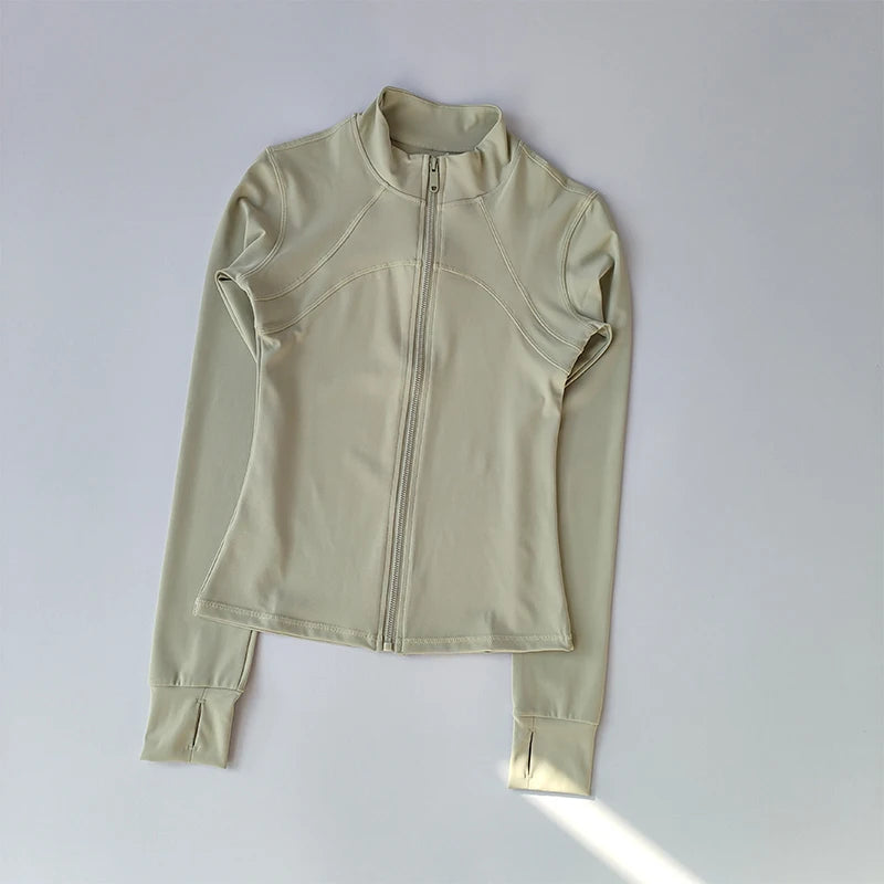 Zen Motion – High-Collar Windproof Training Jacket