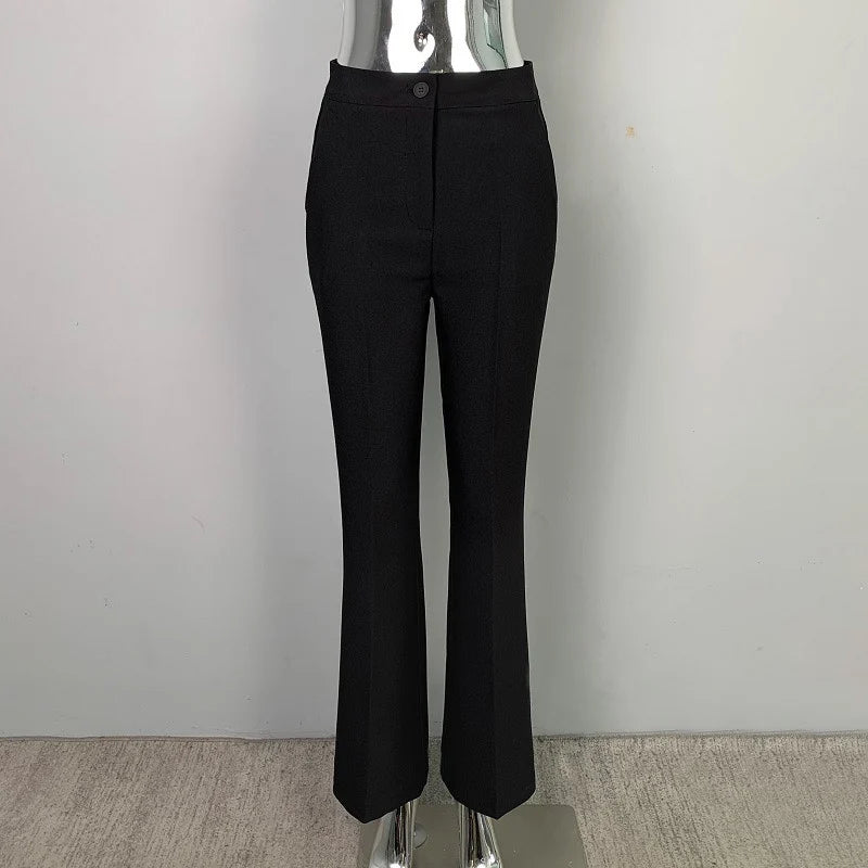 High Waist Flared Pants
