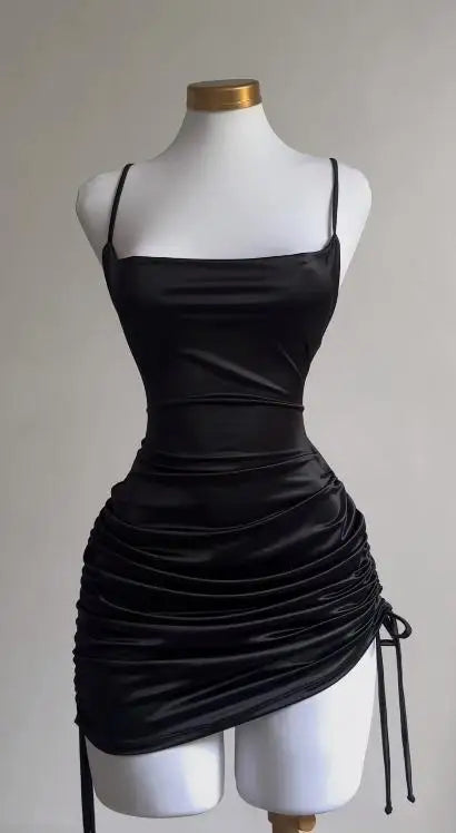 Lace-Up Halter Spice Bag Dress: A Bold Summer Statement
