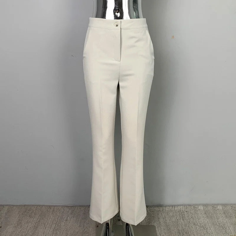 High Waist Flared Pants