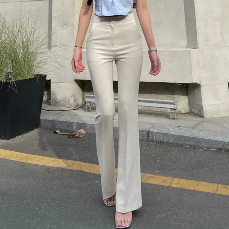 High Waist Flared Pants