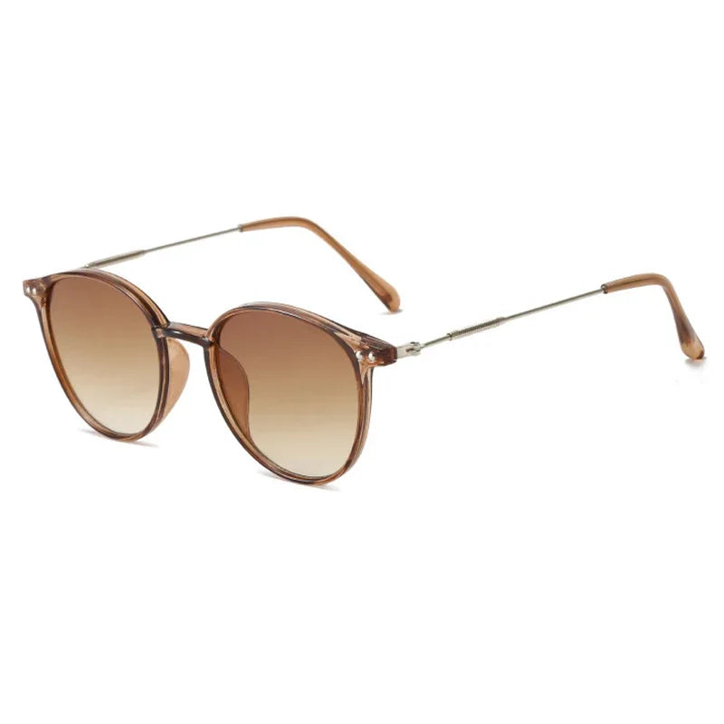 Retro Round Vintage Sunglasses for Women – UV400 Luxury Designer Shades | Livia & Co