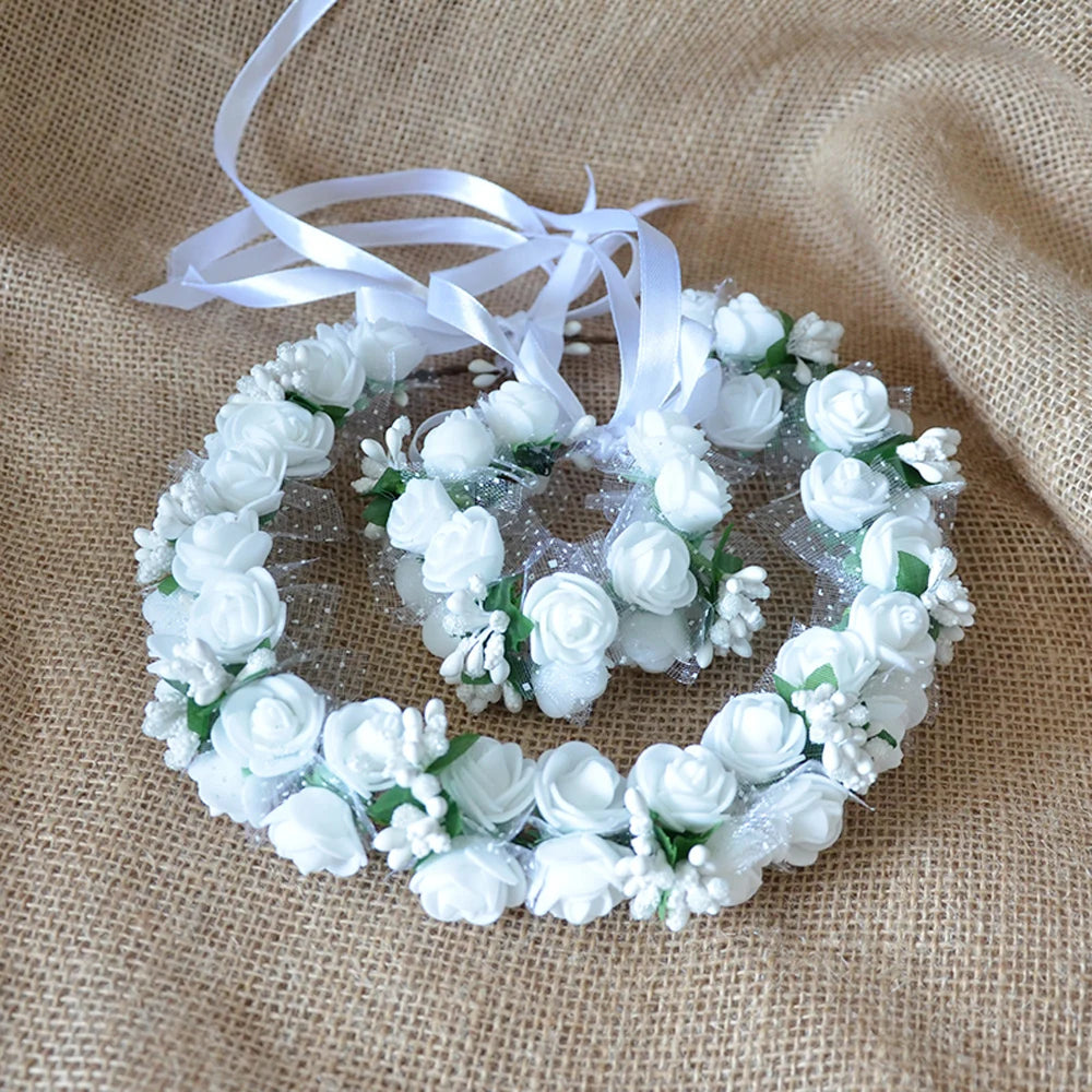 Petal Veil – Elegant Floral Wedding Headband for Brides & Special Occasions