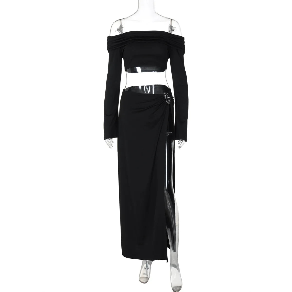 Solid Beach Skirt Set - Boho Chic Vibes