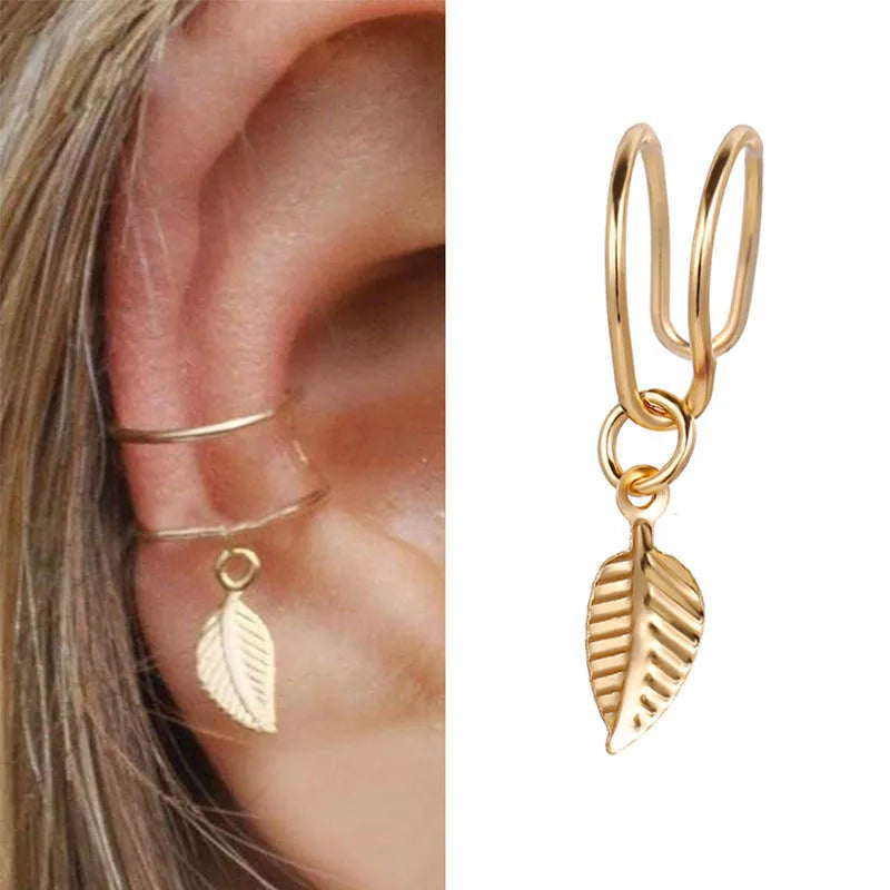 Whispers on the Wind – Non-Piercing Ear Cuff Earrings for Women