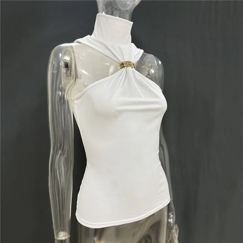 Silver Orbit: The Midnight Knit Camisole