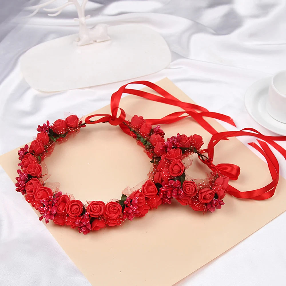 Petal Veil – Elegant Floral Wedding Headband for Brides & Special Occasions
