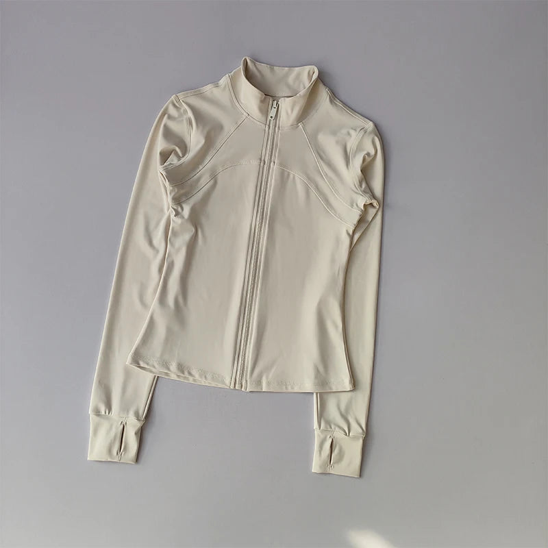Zen Motion – High-Collar Windproof Training Jacket