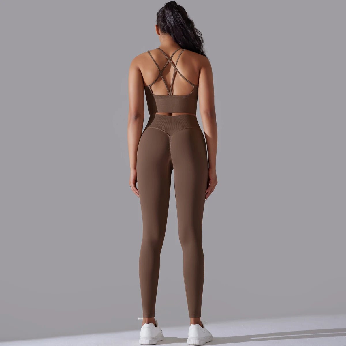 Brushed Yoga Set – A Symphony of Strength & Serenity