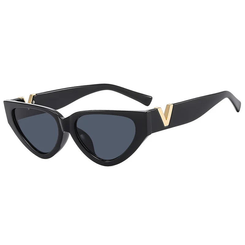 Luxury Vintage Cat Eye Sunglasses – Designer UV400 Shades for Women | Livia & Co