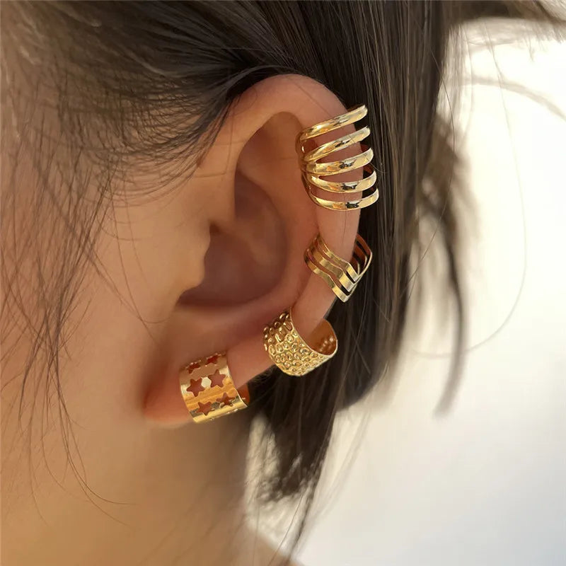 Whispers on the Wind – Non-Piercing Ear Cuff Earrings for Women