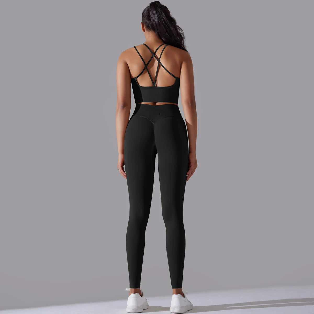 Brushed Yoga Set – A Symphony of Strength & Serenity