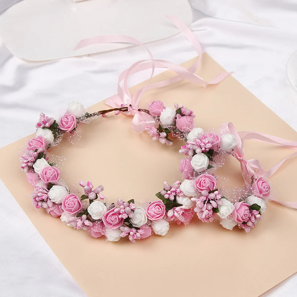Petal Veil – Elegant Floral Wedding Headband for Brides & Special Occasions