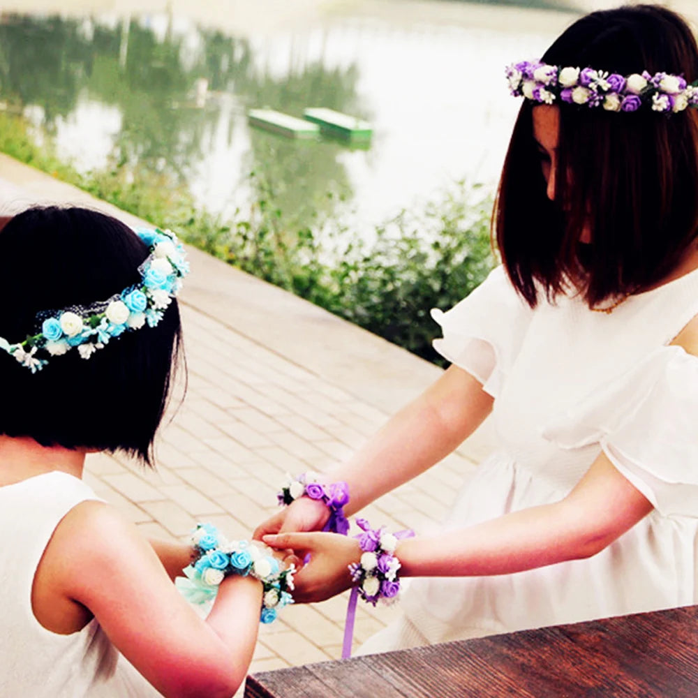Petal Veil – Elegant Floral Wedding Headband for Brides & Special Occasions