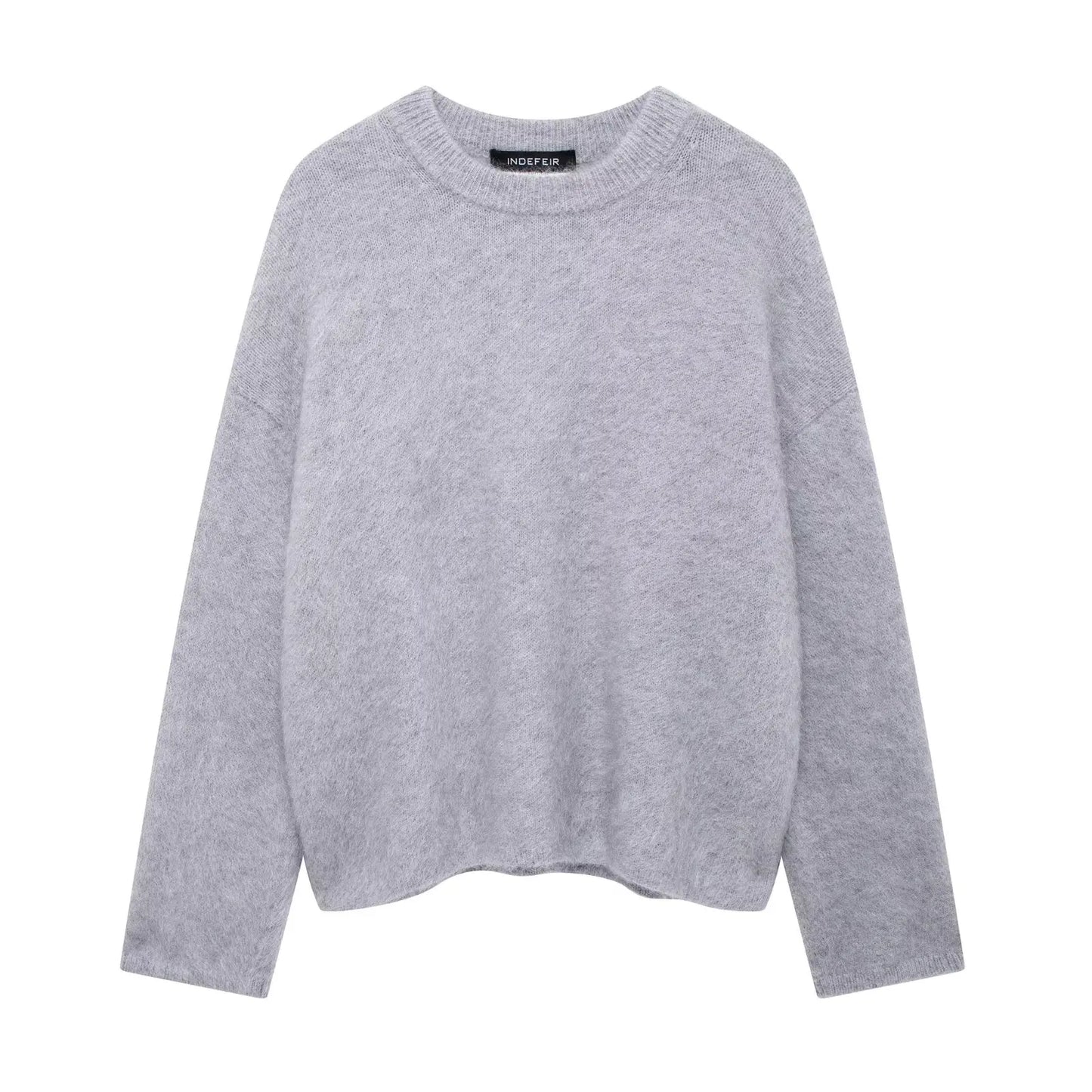 Autumn Elegance O-Neck Sweater
