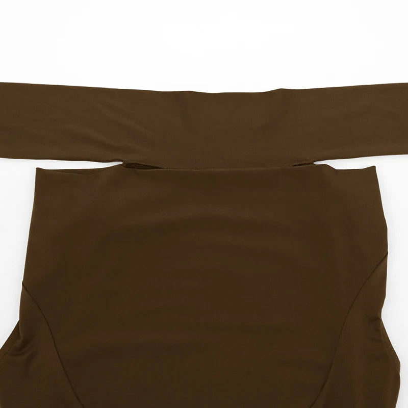 Whispers of Elegance – Solid V-Neck Knitted Bandage Tank Top