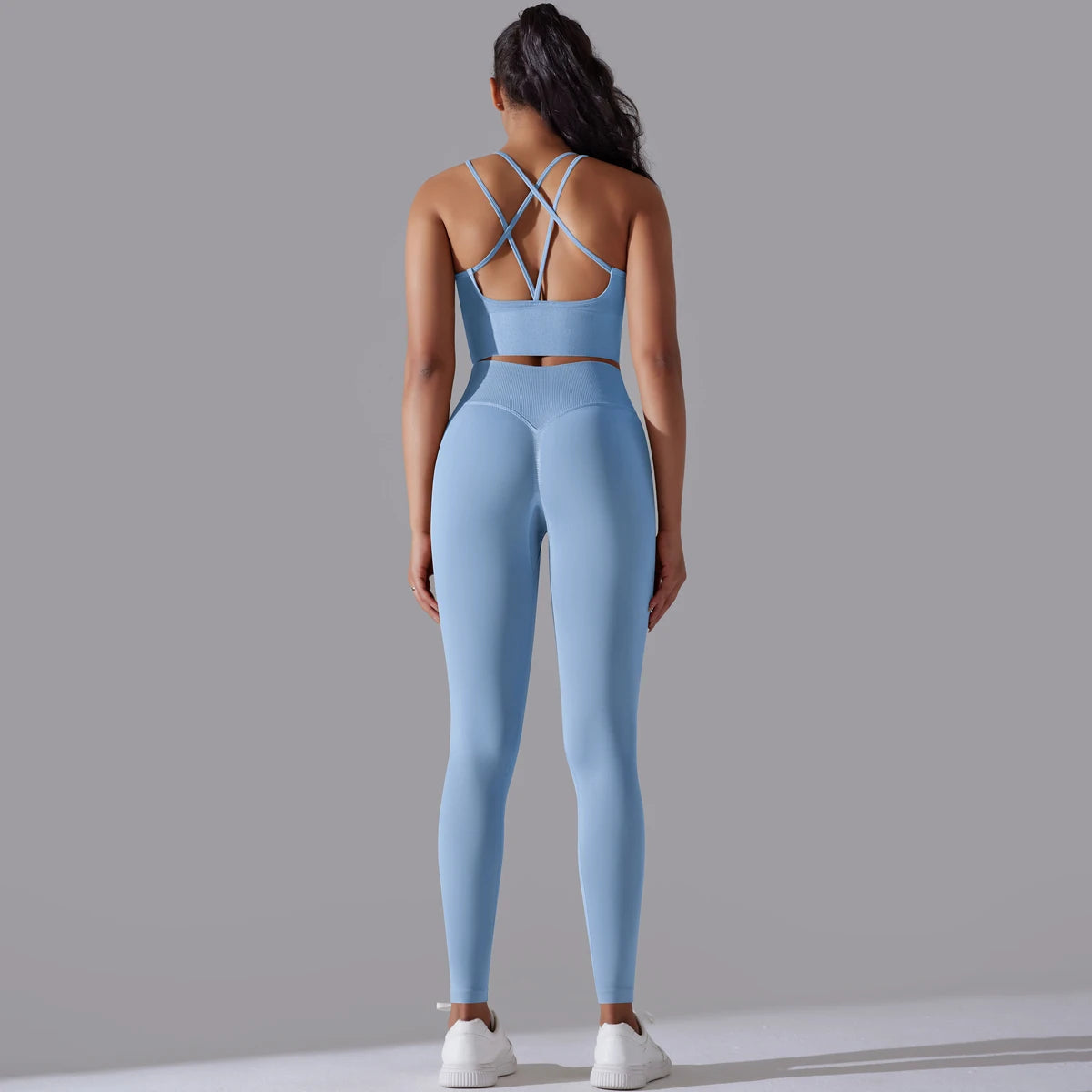 Brushed Yoga Set – A Symphony of Strength & Serenity