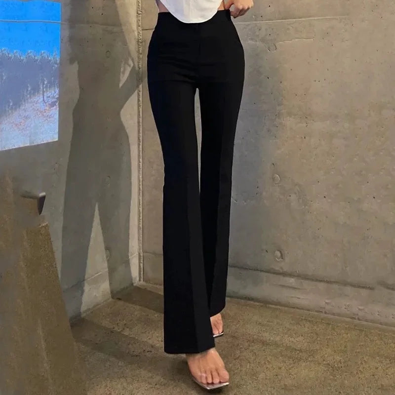 High Waist Flared Pants