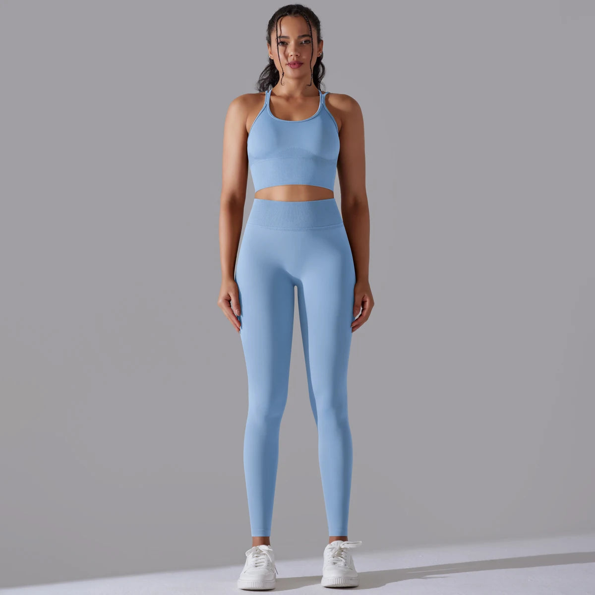 Brushed Yoga Set – A Symphony of Strength & Serenity
