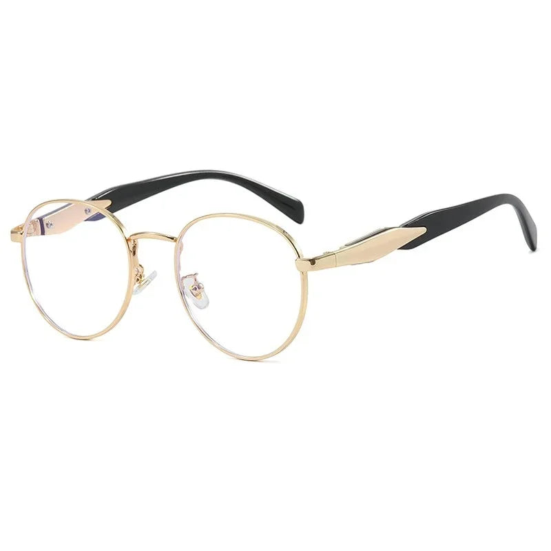 Vintage Round Metal Sunglasses – Unisex Retro Designer Eyewear | Livia & Co