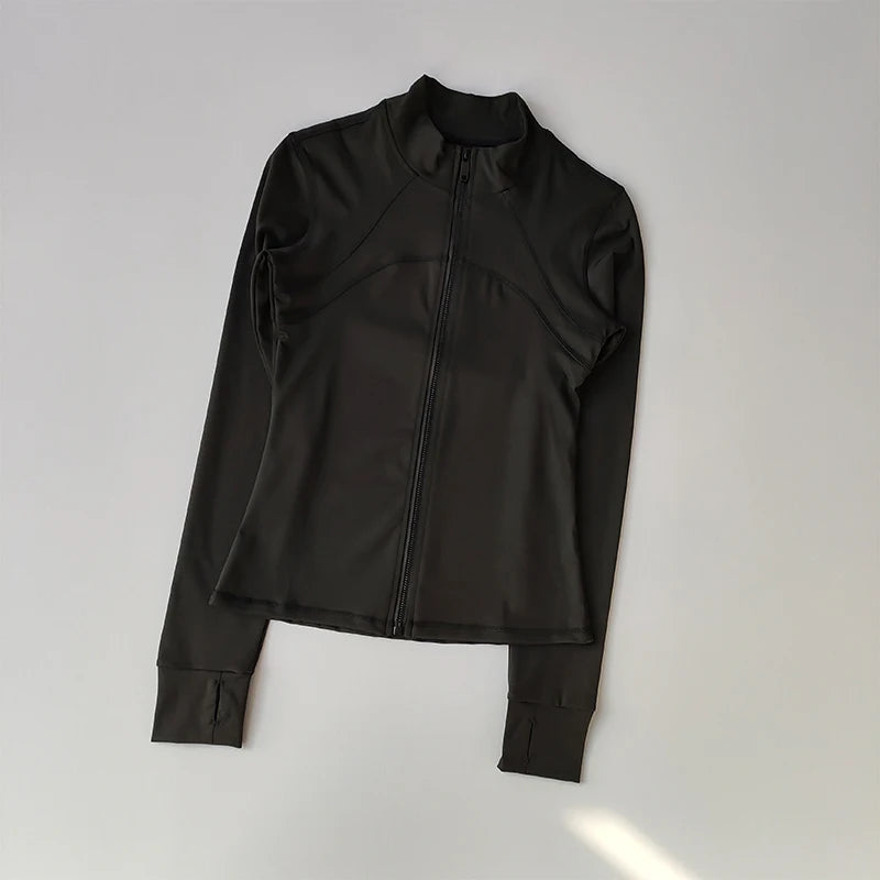 Zen Motion – High-Collar Windproof Training Jacket