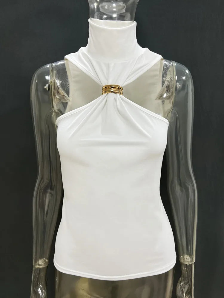 Silver Orbit: The Midnight Knit Camisole