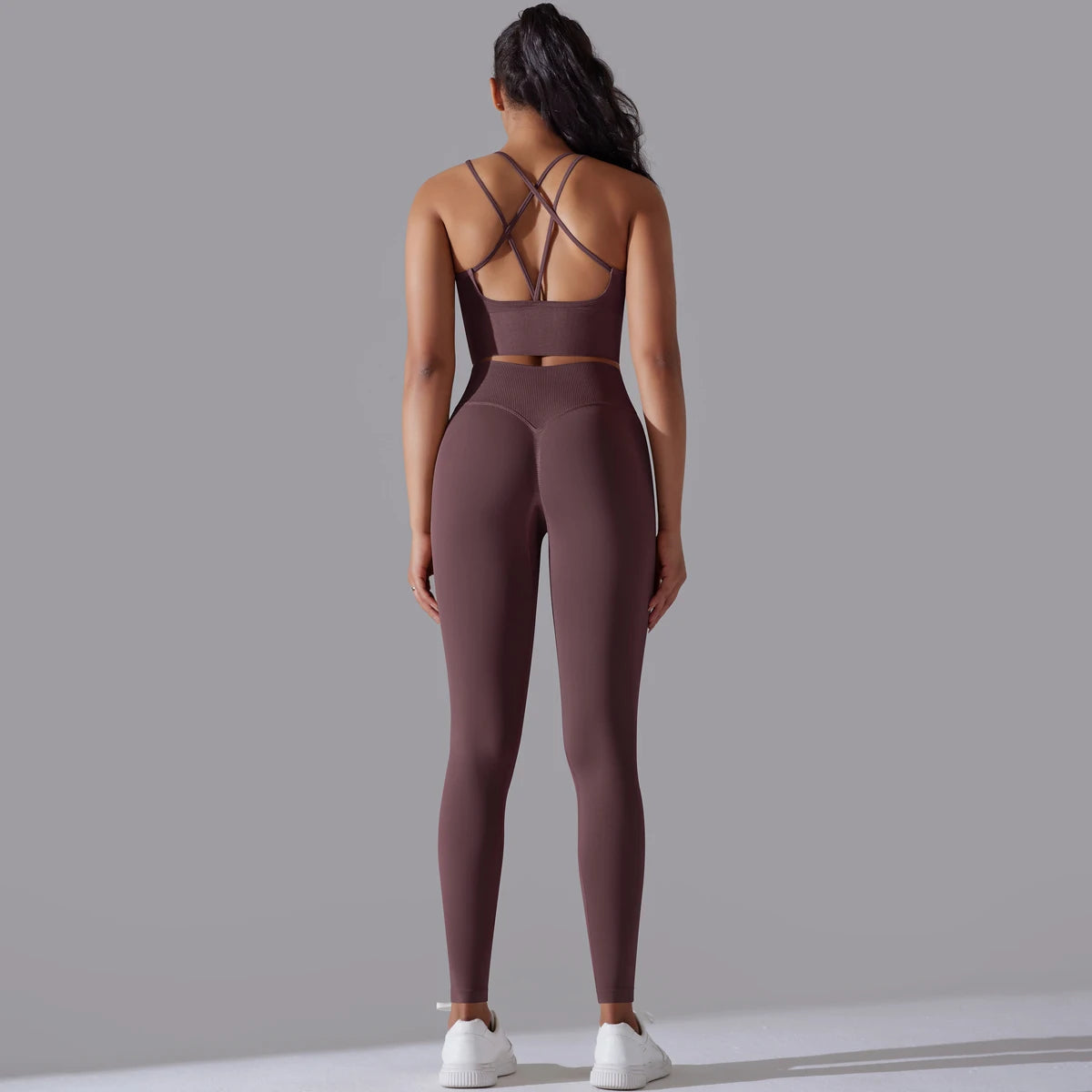 Brushed Yoga Set – A Symphony of Strength & Serenity