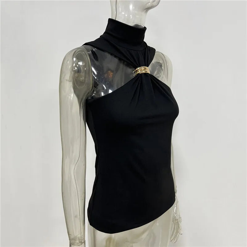 Silver Orbit: The Midnight Knit Camisole