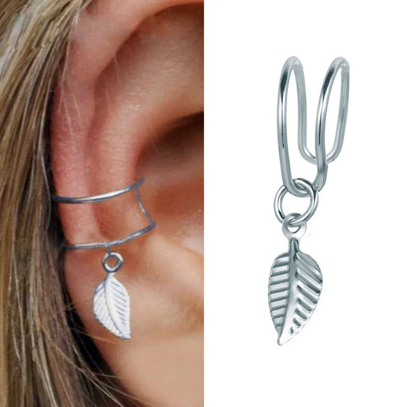 Whispers on the Wind – Non-Piercing Ear Cuff Earrings for Women