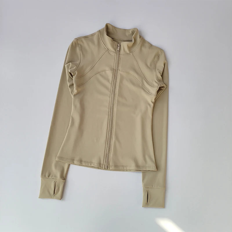 Zen Motion – High-Collar Windproof Training Jacket