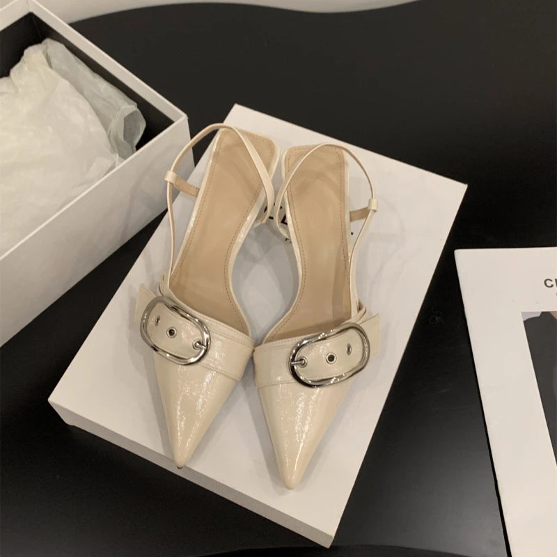 Punk Buckle High Heel Sandals