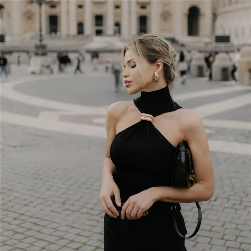 Silver Orbit: The Midnight Knit Camisole