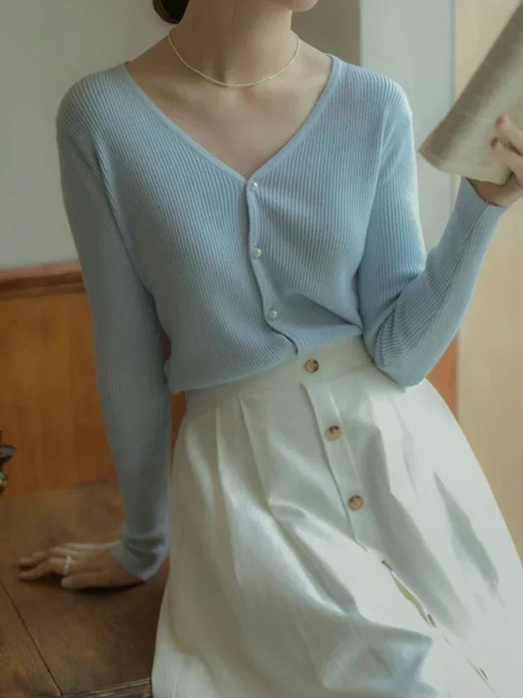 Muse Slim Knitted Cardigan