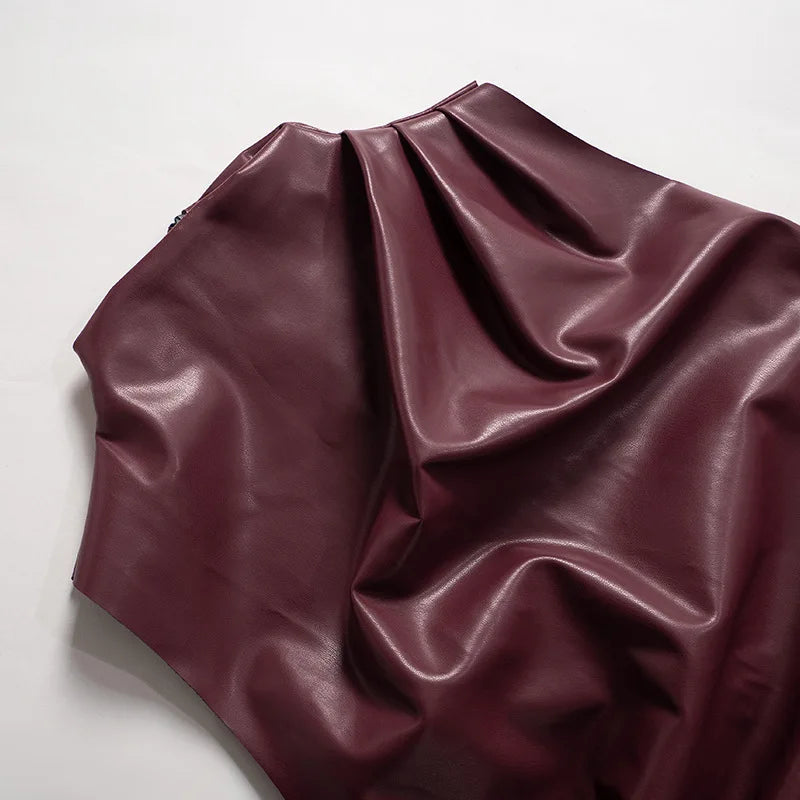 Liquid Noir: The Shard Cut PU Tank