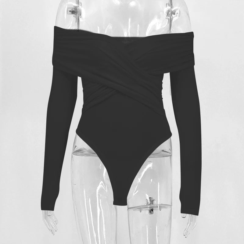 Scarlet Whispers: The Backless Symphony Bodysuit