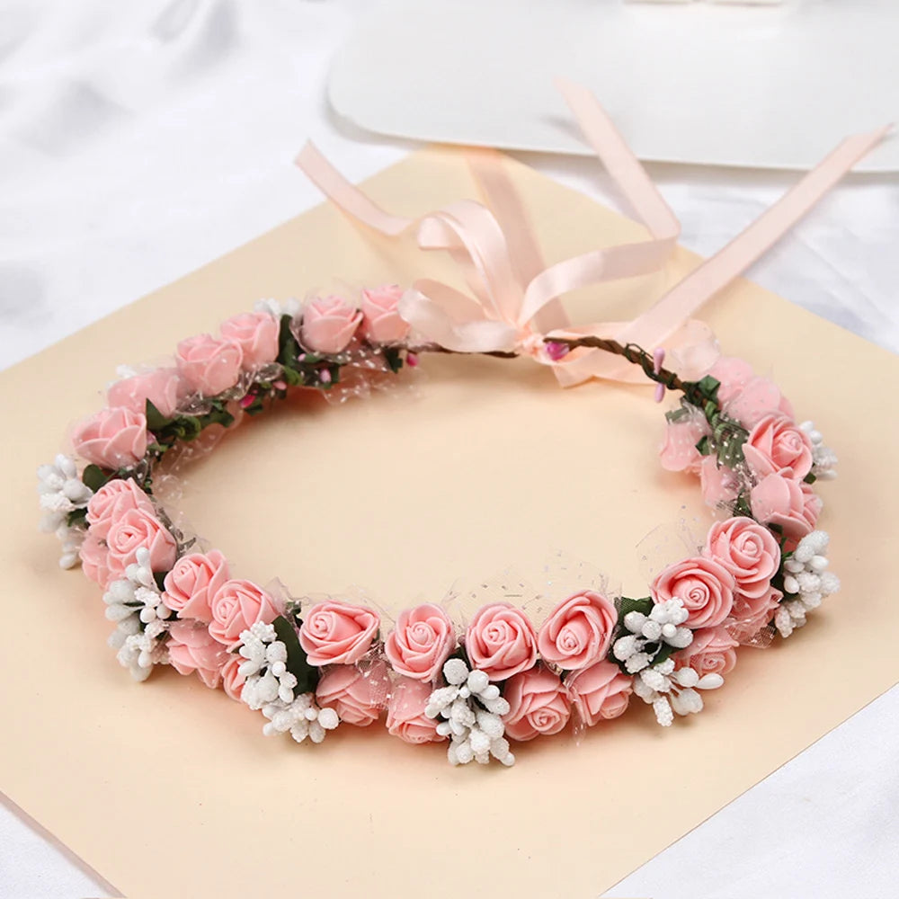 Petal Veil – Elegant Floral Wedding Headband for Brides & Special Occasions