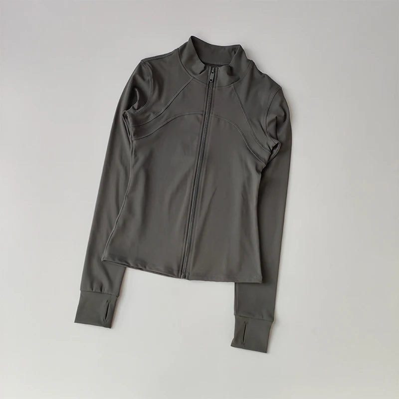 Zen Motion – High-Collar Windproof Training Jacket