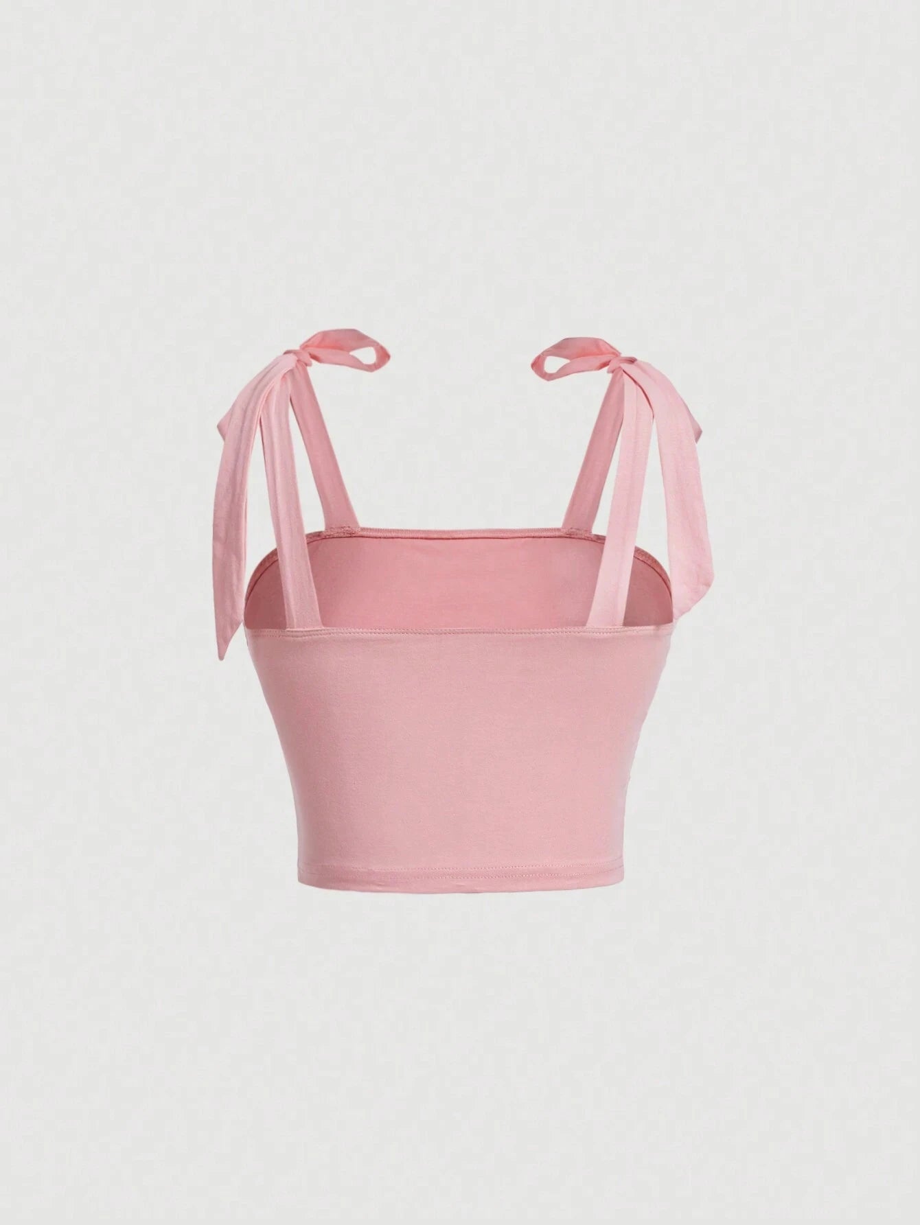 Solid Tie Shoulder Ruched Crop Top: A Y2K Summer Dream
