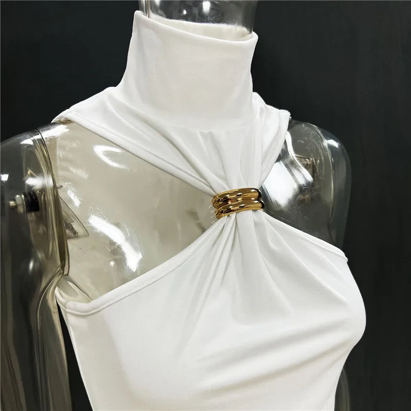 Silver Orbit: The Midnight Knit Camisole