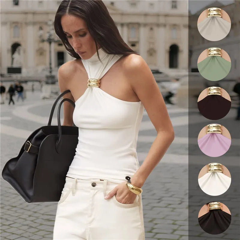 Silver Orbit: The Midnight Knit Camisole