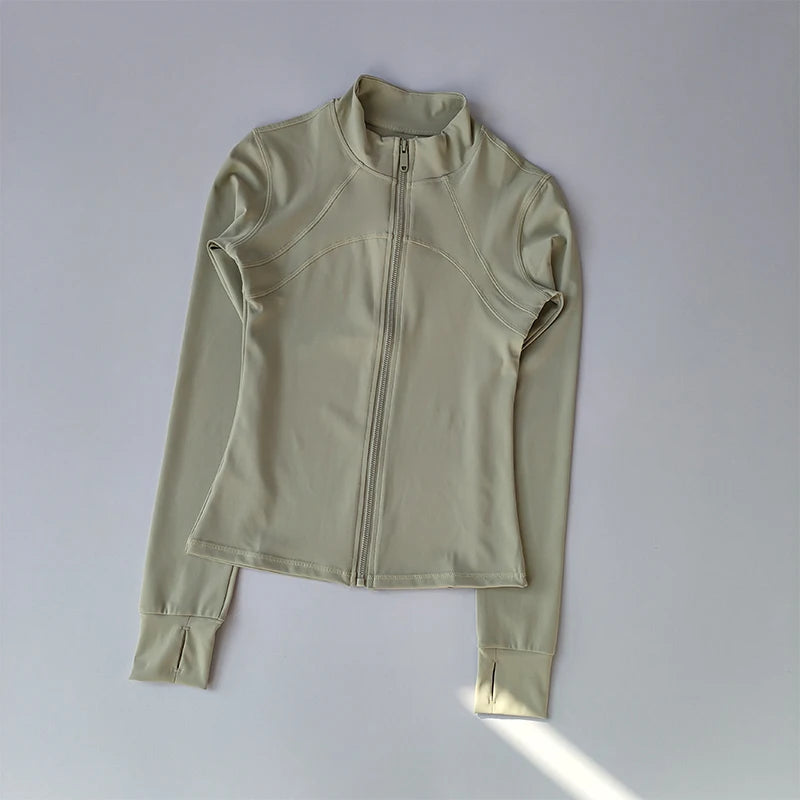 Zen Motion – High-Collar Windproof Training Jacket