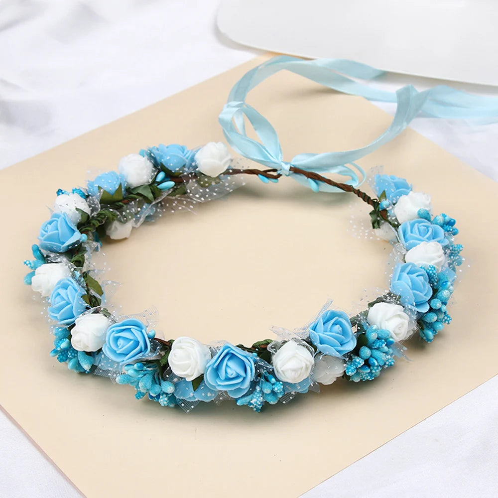 Petal Veil – Elegant Floral Wedding Headband for Brides & Special Occasions