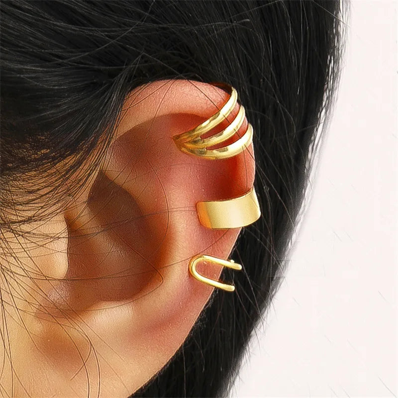 Whispers on the Wind – Non-Piercing Ear Cuff Earrings for Women