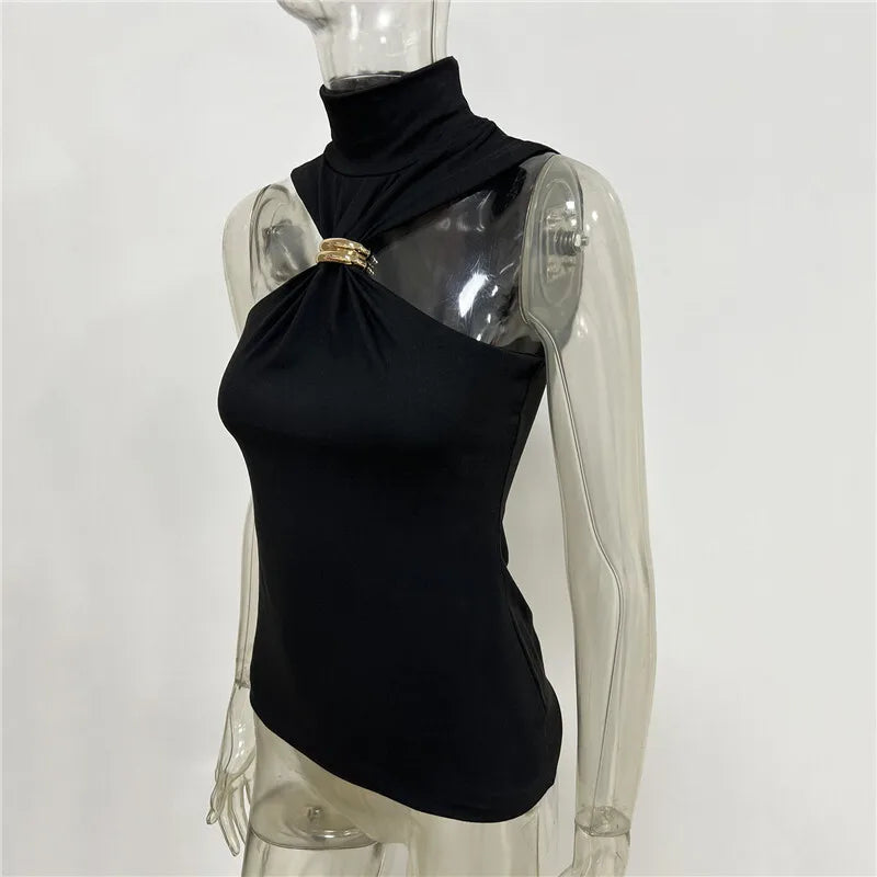 Silver Orbit: The Midnight Knit Camisole