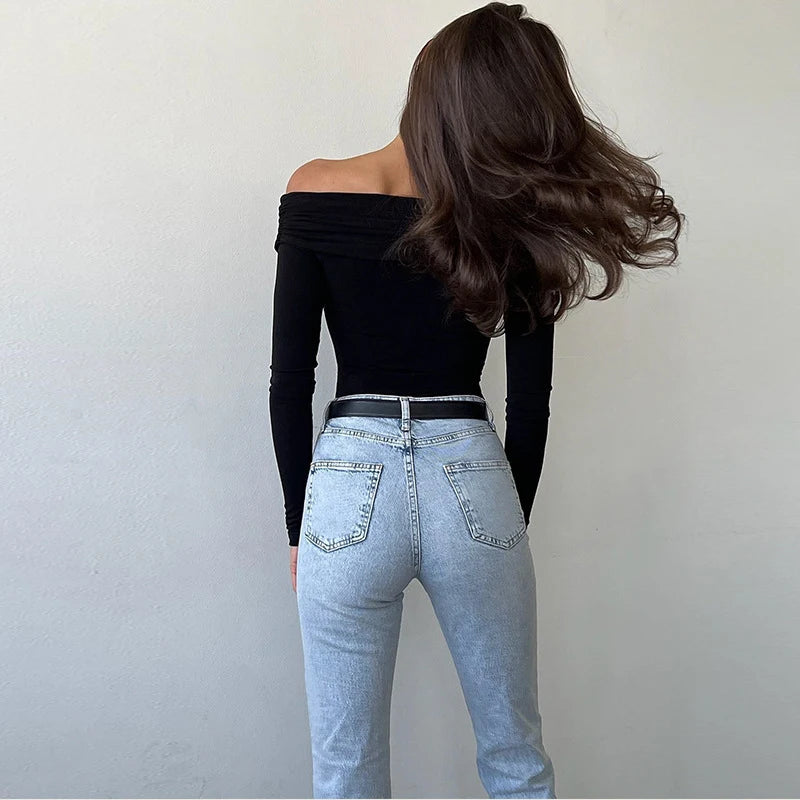 Scarlet Whispers: The Backless Symphony Bodysuit